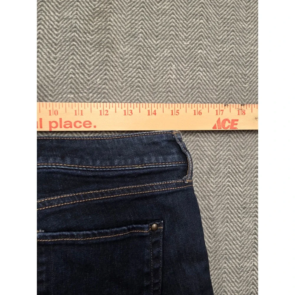 Eddie Bauer Modern Fit Slim Leg Dark Wash Jeans Mens‎ Size 12 Blue Stretch Denim